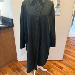 COS Dark Green Long Sleeve Dress